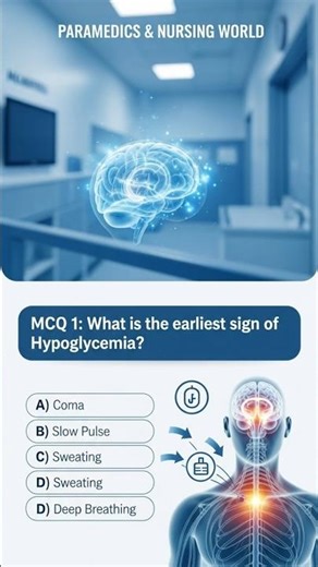 Test Your Knowledge! Daily Medical MCQs for Nursing & Paramedic Students #nursingstudents