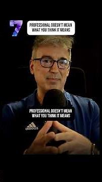What is the meaning of professional? #professional #shorts