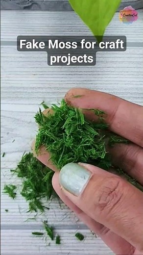Fake moss for crafts/diy moss/crafting /art and craft, CreativeCat