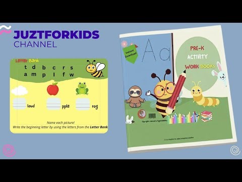 Pre-K 100 Pages Activity Workbook | Preschool Printable Works #shortvideo