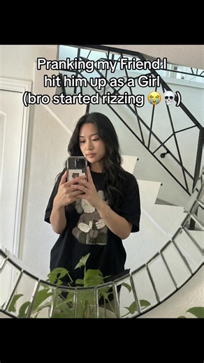 If you see this Nathan I’m so sorry 😭✌️ #rizz #prank #prankvideo #ai