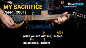 113K views · 5.1K reactions | My Sacrifice - Creed (Easy Guitar Chords Tutorial with Lyrics) | Doc OTEP Studio | Facebook