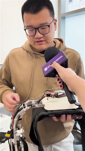 Engineering students create exoskeleton robot to help with mobility