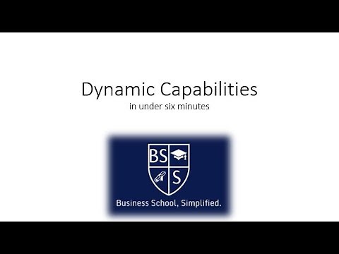 Dynamic Capabilities Concept in Under 6 Minutes!!