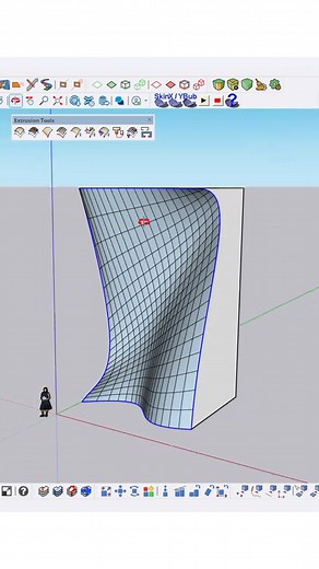 420K views · 4K reactions | sketchup pro tips / how to create oraganic facade face in sketchup sketchup tutorial sketchup pro sketchup plugin tips sketchup extrude tool plugin #sketchup3d #3dvisualizer #3d #buidling #building #architect #elevation #furnituredesign #civilengineer #ai #InteriorDesign #plugins #SKETCHUP #Construction #structure #buildings #fblifestyle #parametric | Vray sketchup guru | Facebook