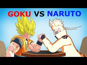 Goku V.S. Naruto - Cartoon Arm Wrestling Episode 3 [Animation]