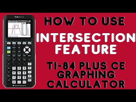 Find Intersection on TI 84 Plus CE