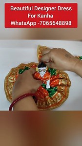 57 reactions | Radhe Radhe ❤️ All Size Laddu Gopal Dress Available Book Now -7065648898 #ReelsIndia #InstaReels #LadduGopalReels #KrishnaBhakti #PoshakBanana #BhaktiArt #HandmadeDress #ReelsWithLove #LadduGopalFashion #TrendingReels #LadduGopalDress #KrishnaPoshak #BalGopalDress #LadduGopalFashion #HandmadeKrishnaDress #DIYGopalDress #RadheKrishna #KrishnaBhakti #LadduGopalSringar #VrindavanStyle | Vinni CreationsPoint | Facebook