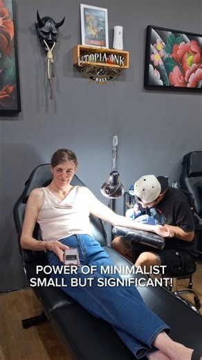 Small orang utan tattoo done at Utopia Ink Bali ✨️ #balitattoo #tatttoo #utopiainkbali