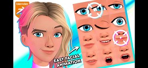 How to set up a neat UI for shapekey based facial animation