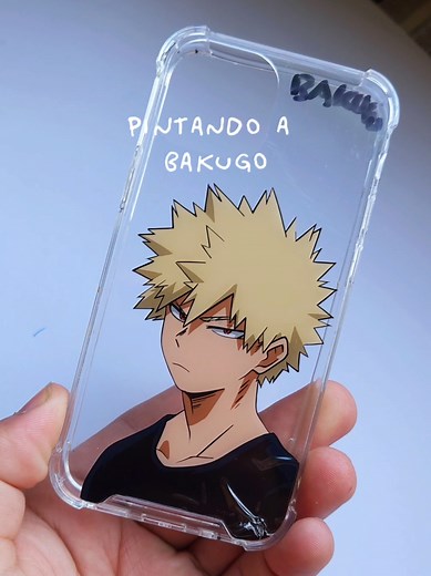 Pintura de Fundas de Anime: Inspiración en Bakugo