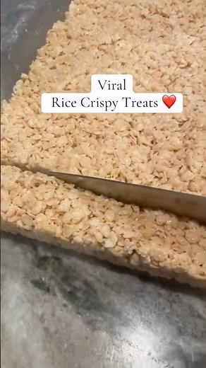 Viral Rice Krispie Treats ❤️ (Soft, Gooey, and So Easy).