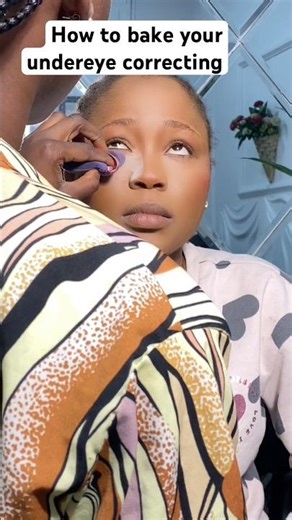 How to correctly bake your Undereye. #baking #makeuphacks #beauty