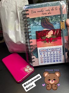 Gracias chicas @DulceArevalo gracias por tan bonita agenda y protector para mi cel 💖 por el café y la leche ☕️☕️☕️☕️ @Eliza por el pan de dulce bien rico muchas gracias ❤️ | Nails Irasema Sanchez