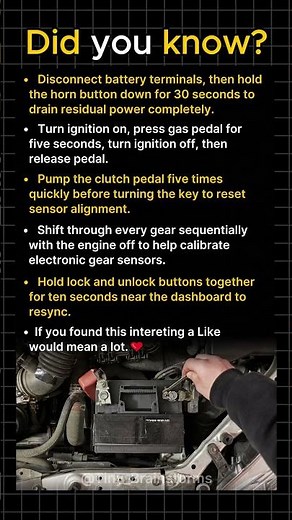5 Quick Steps to Reset Your Car