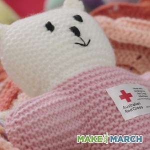 Spotlight supports the amazing Trauma Teddy group! 🧸 These incredible crafters knit and crochet teddies & blankets to bring comfort to kids in hospitals. Why not just jump in and crochet your teddy and have some fun with Make It March at Spotlight? | Spotlight