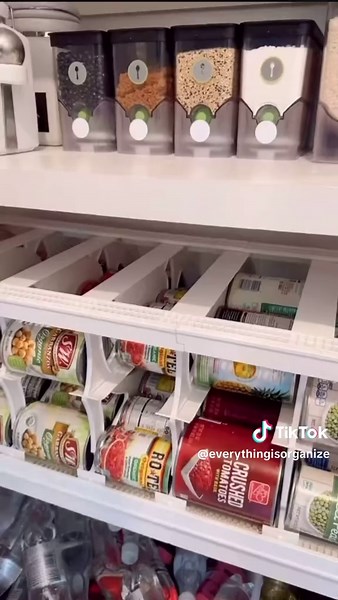 Perfect storage for natural disasters area. #naturaldisasters #kitchenorganization #organization #kitchenhacks #thankgod