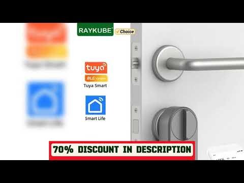 A must-have product! A1 Pro Bluetooth Smart Door Lock Tuya APP Remote Control Keyless Unlock Smart