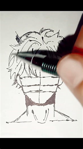 How to draw anime hair like pro✨#art#drawing#hair#sketch