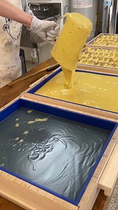 54K views · 244 reactions |  Back to the soap-making magic!  We’re whipping up another batch of our beloved Lavender Soap . With a natural purple using infused alkanet root, this bar is a labor of love and im so happy to see it continue to be a favorite among our amazing customers 殺 #LavenderLove #HandmadeSoap #OrganicBeauty | Ashley Marie Soap | Facebook