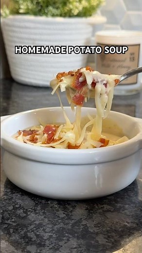 HOMEMADE POTATO SOUP | SIMPLE DINNER RECIPE | DINNER IDEAS