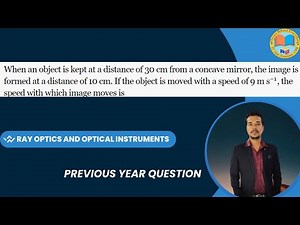 When an object is kept at a distance of 30 cm from a concave mirror, the image is formed at a distan