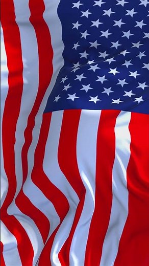 #United States Flag Waving in Wind Continuous #Seamless Loop #Background.