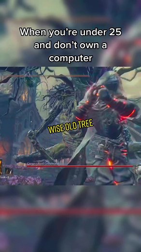 Wise Mystical Tree Encounter in Dark Souls 3