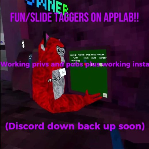 BEST GAME OUT SLIDE TAGGERS ON APPLAB #gorillatag