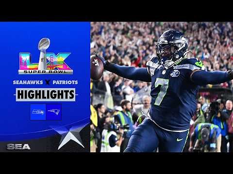 Seattle Seahawks vs. New England Patriots Highlights | 2025 Super Bowl LX