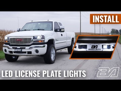 Boost Auto LED License Plate Lights Installation Guide | 1999-2007 Chevy Silverado & GMC Sierra