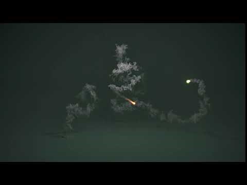 Houdini Pyro Smoke Trail Simulation