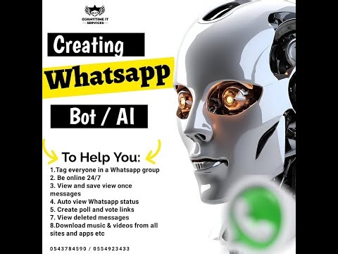 Create your own whatsapp bot for free. No coding required