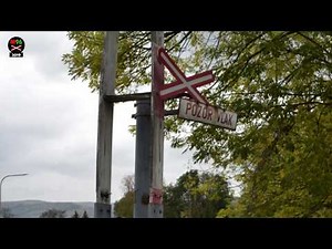 Nefunkční železniční přejezd SSSR Novosedlice - 27.10.2019 / Czech railroad crossing