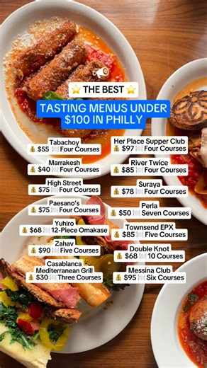 10K views · 276 reactions | Tasting menus on a budget? Believe it, baby. These are the best tasting menus under $100. | Infatuation Philly | Facebook