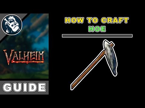 How to Build a Hoe Tutorial | Valheim Crafting Beginners Guide | Craft Tools Recipes #4