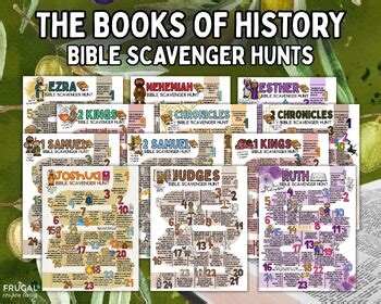 The Books of History Bible Scavenger Hunt, Old Testament Trivia: Joshua, Judges,