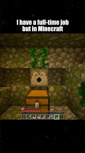 Full-Time Job in Minecraft 🤦‍♂️ #minecraft