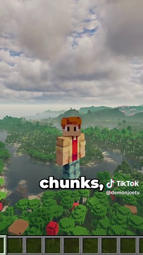 2000 RENDER DISTANCE WITH SHADERS! #minecraft #minecraftmods #minecraftjava #minecraftnews #mcyt