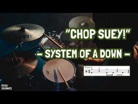 🥁CHOP SUEY! - System of a Down | Drum Cover + Partitura GRATIS (BATERÍA)