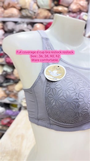 D Cup Full Coverage Bra Restock in Various Sizes