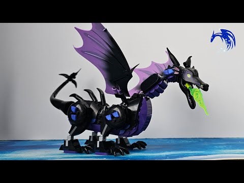 LEGO ASMR Building Dragon Maleficent || Clicks, Book Page Turning, No Talking, 1 hour