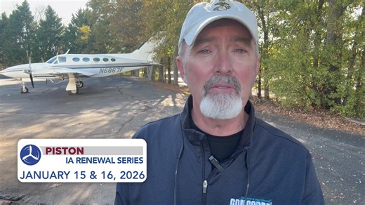 Every flight starts with your signature. Concorde’s IA Renewal events empower the mechanics and inspectors who keep aviation safe. Hear from Chris Holder, our Master of Ceremonies, on why IA Renewal training matters. Pre-register now #ConcordeBattery #ChrisHolder #IARenewal2026 #AviationMaintenanceTraining #AMTLife #IARefresher #AviationPros #AviationCommunity https://1l.ink/83FSNVT | Concorde Battery Corporation