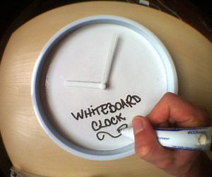 Whiteboard Clock