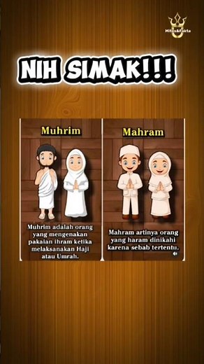 PERBEDAAN MUHRIM DAN MAHROM ‼️ #islamic #pondokpesantren