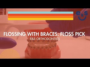 Flossing with Braces: Floss Pick