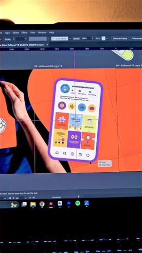 This is how to make a brand carousel for instagram #brandcarousel #carouselpost #branding #design