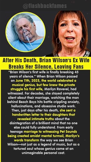 After His Death, Brian Wilson's Ex Wife Breaks Her Silence, Leaving Fans SHOCKED #shorts