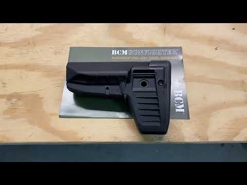 Installation and Removal Of BCM Gunfighter Stock SOPMOD original, Mod 0 and Mod 1