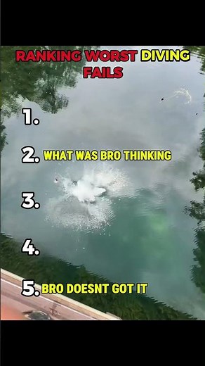 These Diving Fails Were Brutal